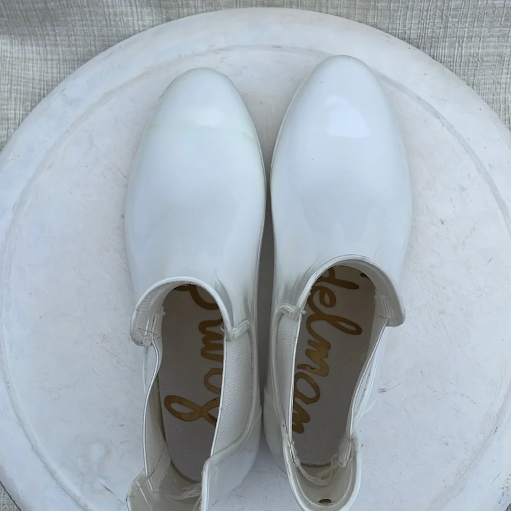 Sam Edelman Women’s White Rain Boots Sz 8